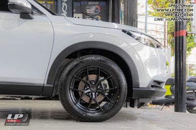 รถ - HONDA HRV&nbsp;ล้อแม็ก -LENSO Jager Dyna ดำด้าน สเปค - 17x7.5 ET35 5x114.3&nbsp;ใช้ยางเดิม