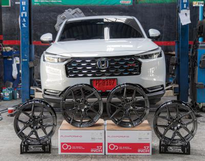 รถ - HONDA HR-V ล้อแม็ก- ORI WHEELS CHAPTER-4 FlowForming V-DARK สเปค - 17x8 ET35 5x112-5x114.3 ใช้ยางเดิม