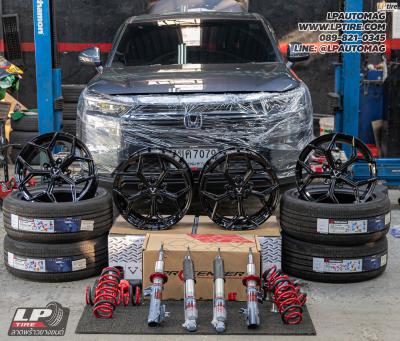รถ - HONDA HR-V ล้อแม็ก - VAGE VFX01 FlowForming BLACK สเปค - 18x8.5 ET35 5x112-5x114.3
รัดยาง - YOKOHAMA V553 เบอร์ - 235/50-18 โช้คอัพ - PROFENDER FITZ