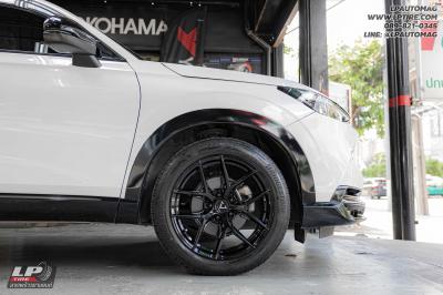 รถ - HONDA HR-V ล้อแม็ก - VAGE VF04 FlowForming BLACK สเปค - 18x8.5 ET35 5x112-5x114.3 ใช้ยางเดิม