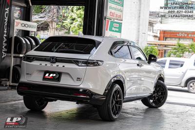 รถ - HONDA HR-V ล้อแม็ก - VAGE VF04 FlowForming BLACK สเปค - 18x8.5 ET35 5x112-5x114.3 ใช้ยางเดิม