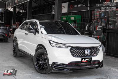รถ - HONDA HR-V ล้อแม็ก - VAGE VF04 FlowForming BLACK สเปค - 18x8.5 ET35 5x112-5x114.3 ใช้ยางเดิม