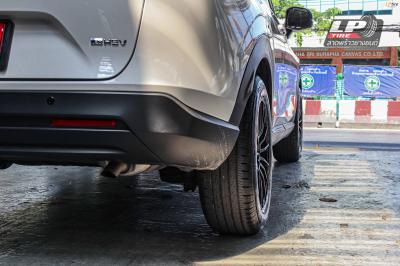 รถ - HONDA HRV ล้อแม็ก - LENSO ProjectD RACE5 ดำด้าน สเปค - 17x7.5 ET35 5x114.3 รัดยาง -Bridgestone Alenza เบอร์- 215/60-17