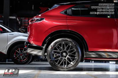 รถ - HONDA HRV ล้อแม็ก - MOMO H486T REVENGE ดำด้าน สเปค - 18x8 ET38 5x114.3 ยาง - BRIDGESTONE เบอร์ - 225/50R18