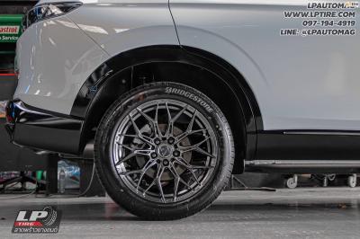 “ป้ายแดงออกจากศูนย์ วิ่งตรงมาที่ร้าน” รถ - HONDA HRV ล้อแม็ก - VAGE VF032 V-DARK สเปค - 18x8.5 ET35 5x114.3-5x112 ยาง - BRIDGESTONE เบอร์ - 225/50-18