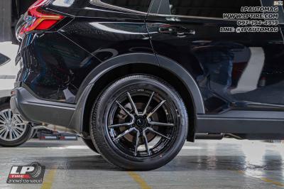 รถ - HONDA CRV ล้อแม็ก - ENKEI SC47 ดำเงากลึงหน้าเงา สเปค -18x8.5 ET40 5x114.3 ยาง - TOYO เบอร์ - 235/60-18