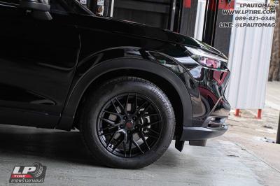 รถ - HONDA HRV ล้อแม็ก -SSW S348 ดำด้าน สเปค - 17x8 ET38 5x114.3 ยาง -BRIDGESTONE เบอร์ -215/60-17