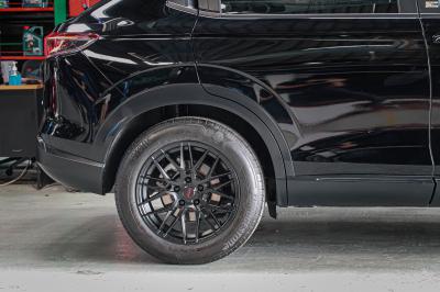 รถ - HONDA HRV ล้อแม็ก -SSW S348 ดำด้าน สเปค - 17x8 ET38 5x114.3 ยาง -BRIDGESTONE เบอร์ -215/60-17