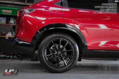 รถ - HONDA HRV ล้อแม็ก - ENKEI SC50 ดำด้าน สเปค - 18x8 ET35 5x114.3 ยาง -BRIDGESTONE เบอร์ -225/50-18