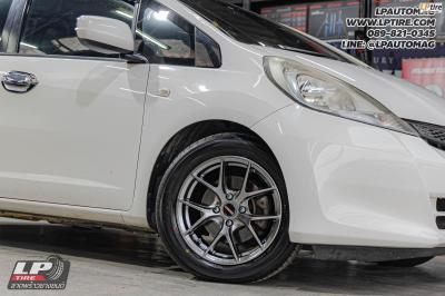 รถ - HONDA JAZZ ล้อแม็ก - LENSO Jager Dyna Hyper Black สเปค - 15x6.5 ET38 4x100 ยาง - ALLIANCE AL30 030Ex เบอร์ - 195/55-15