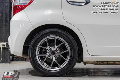 รถ - HONDA JAZZ ล้อแม็ก - LENSO Jager Dyna Hyper Black สเปค - 15x6.5 ET38 4x100 ยาง - ALLIANCE AL30 030Ex เบอร์ - 195/55-15