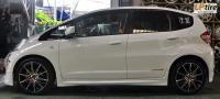 Honda Jazz + ล้อแม็ก Lenso Samurai SC-07 17นิ้ว สีดำหน้าเงา + ยาง FIRENZA ST-08 205/45-17