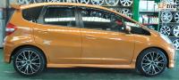 Honda Jazz + ล้อแม็ก Lenso Samurai Bushido (SCB) 17นิ้ว สีดำหน้าเงา