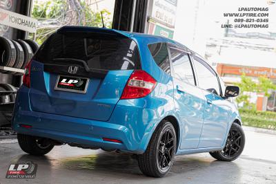 รถ - HONDA JAZZ ล้อแม็ก - EmotionR VS2 BY LENSO ดำด้าน สเปค - 15x7 ET35 4x100 รัดยาง - ALLIANCE AL30 030Ex เบอร์ - 195/55-15