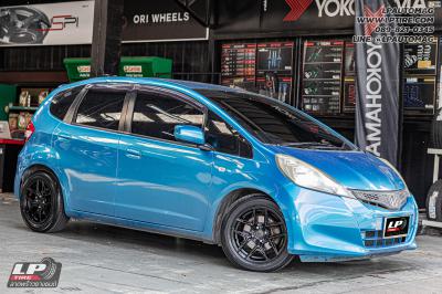 รถ - HONDA JAZZ ล้อแม็ก - EmotionR VS2 BY LENSO ดำด้าน สเปค - 15x7 ET35 4x100 รัดยาง - ALLIANCE AL30 030Ex เบอร์ - 195/55-15