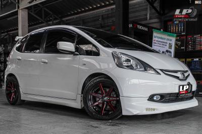 รถ - HONDA JAZZ ล้อแม็ก - EmotionR V08 ขอบ - 15x7 ET35 4x100 ยาง - FALKEN ZE914 เบอร์ - 195/55-15