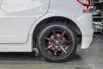 รถ - HONDA JAZZ ล้อแม็ก - EmotionR V08 ขอบ - 15x7 ET35 4x100 ยาง - FALKEN ZE914 เบอร์ - 195/55-15