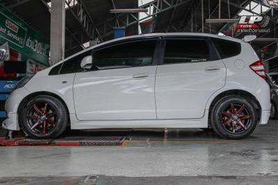 รถ - HONDA JAZZ ล้อแม็ก - EmotionR V08 ขอบ - 15x7 ET35 4x100 ยาง - FALKEN ZE914 เบอร์ - 195/55-15