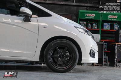 รถ - HONDA JAZZ ล้อแม็ก - ENKEI SC57 ดำด้าน สเปค - 15x7 ET35 4x100 ยาง - ALLIANCE AL30 030Ex
เบอร์ -195/55-15