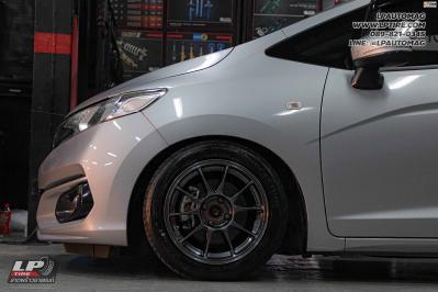 รถ - HONDA JAZZ ล้อแม็ก - NK Performance NK105N (TC105n) Flowforming NK Dark สเปค - 15x7 ET35 4x100 ยาง - BRIDGESTONE RE004 เบอร์ - 195/50-15