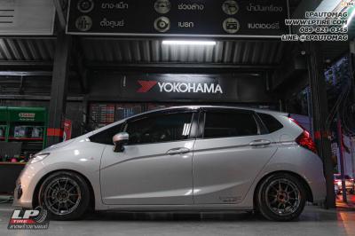 รถ - HONDA JAZZ ล้อแม็ก - NK Performance NK105N (TC105n) Flowforming NK Dark สเปค - 15x7 ET35 4x100 ยาง - BRIDGESTONE RE004 เบอร์ - 195/50-15