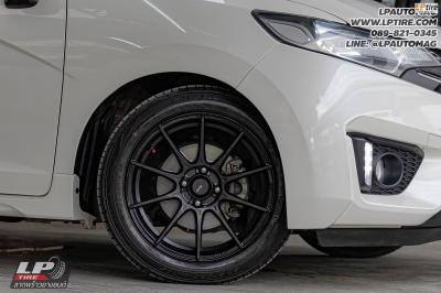 รถ - HONDA JAZZ ล้อแม็ก - ADVANTI N719 FlowForming ดำด้าน สเปค - 16x7 ET35 4x100