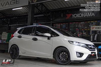 รถ - HONDA JAZZ ล้อแม็ก - ADVANTI N719 FlowForming ดำด้าน สเปค - 16x7 ET35 4x100