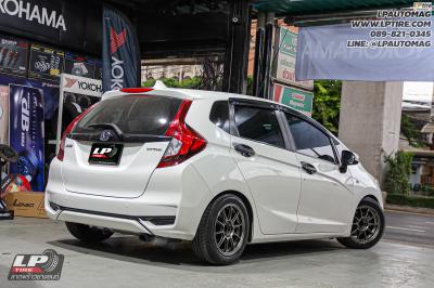 รถ - HONDA JAZZ ล้อแม็ก - Auto Option AOW-105X (TC105X) FlowForming EJ-TITAN สเปค -15x7 ET35 4x100 โช๊คอัพ Profender รุ่น Drift Series