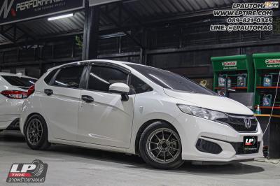 รถ - HONDA JAZZ ล้อแม็ก - Auto Option AOW-105X (TC105X) FlowForming EJ-TITAN สเปค -15x7 ET35 4x100 โช๊คอัพ Profender รุ่น Drift Series