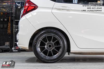รถ - HONDA JAZZ&nbsp;ล้อแม็ก - NK Performance NK105N (TC105n) Flowforming NK Dark สเปค- 16x7 ET35 4x100&nbsp;รัดยาง - BRIDGESTONE ECOPIA EP300 เบอร์ - 195/50R16 สปริงโหลด - TEIN S. TECH