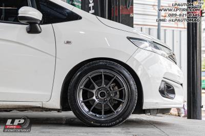 รถ - HONDA JAZZ&nbsp;ล้อแม็ก - NK Performance NK105N (TC105n) Flowforming NK Dark สเปค- 16x7 ET35 4x100&nbsp;รัดยาง - BRIDGESTONE ECOPIA EP300 เบอร์ - 195/50R16 สปริงโหลด - TEIN S. TECH