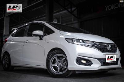 รถ - HONDA JAZZ ล้อแม็ก - APEX ZX140 สี สเปค - 15x7 4x100 ET35 รัดยาง - DUNLOP LM704 เบอร์ - 195/55-15