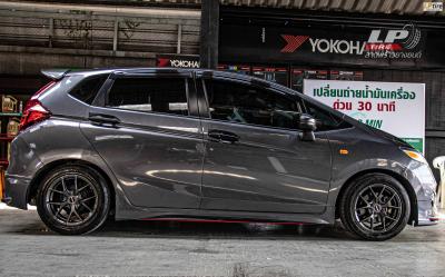 รถ - HONDA JAZZ GK ล้อแม็ก -LENSO JAGER-DYNA HD สเปค - 15x6.5 ET38 4x100