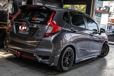 รถ - HONDA JAZZ GK ล้อแม็ก -LENSO JAGER-DYNA HD สเปค - 15x6.5 ET38 4x100