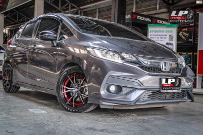 รถ - HONDA JAZZ ล้อแม็ก - INFERNO 7114 ดำอันเดอร์คัตแดงก้านเงิน สเปค - 15x7 ET38 4x100
รัดยาง - YOKOHAMA A-DRIVE AA01 เบอร์ - 195/55-15