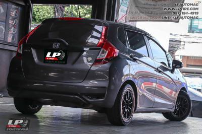 รถ - HONDA JAZZ ล้อแม็ก - NK Performance NK105X (TC105X) Flowforming NK DARK-2 (WE) สเปค - 15x7 ET35 4x100 ยาง - YOKOHAMA A-DRIVE AA01 เบอร์ - 195/55-15