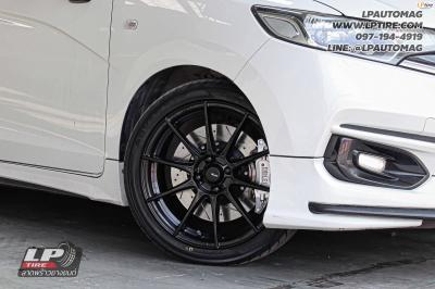 รถ -HONDA JAZZ ล้อแม็ก - ADVANTI N719 FlowForming ดำด้าน สเปค - 17x7 ET40 4x100 ยาง - YOKOHAMA V701 เบอร์ - 205/45-17 ผ้าเบรคหน้า - NEXZTER MU SPEC จานเบรคหน้า RUNSTOP ขยายหน้า SIZE 320 MM น็อตล้อ 7 เหลี่ยม 12x1.5 (ดำ)