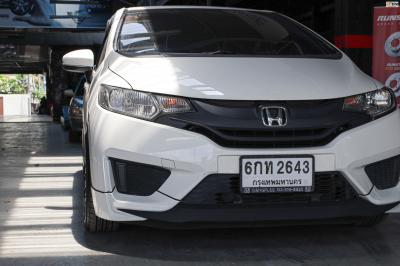 รถ - HONDA JAZZ ล้อแม็ก - SSW S389 ดำหน้าชา สเปค - 15x6.5 ET35 4x100 ยาง - ALLIANCE AL30 030Ex เบอร์ -195/55-15