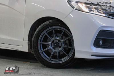 รถ - HONDA JAZZ ล้อแม็ก - ENKEI SC46 เทาด้าน ความเข้มระดับ1 สเปค - 16x7 ET35 4x100 ยาง - YOKOHAMA AE51 เบอร์ - 195/50-16 สปริง - YSS สำหรับรุ่น JAZZ ชุดโช๊คสตรัท - TEIN ENDURAPRO