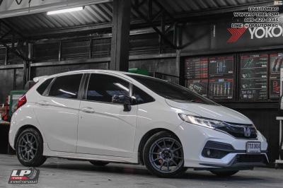 รถ - HONDA JAZZ ล้อแม็ก - ENKEI SC46 เทาด้าน ความเข้มระดับ1 สเปค - 16x7 ET35 4x100 ยาง - YOKOHAMA AE51 เบอร์ - 195/50-16 สปริง - YSS สำหรับรุ่น JAZZ ชุดโช๊คสตรัท - TEIN ENDURAPRO