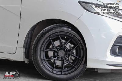 รถ - HONDA JAZZ ล้อแม็ก - ORI WHEELS CHAPTER-4 FlowForming Alumite Black สเปค - 15x7 ET35 4x100 ยาง - LENSO D-1CS เบอร์ -195/55-15