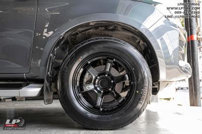 รถ - ISUZU D-MAX ล้อแม็ก - AOW10 (TE37) FlowForming BLACK สเปค - 18x9 ET0 6x139.7 ยาง - YOKOHAMA ALLLIANCE 040SP AL40 เบอร์ - 265/60R18