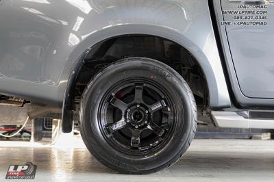รถ - ISUZU D-MAX ล้อแม็ก - AOW10 (TE37) FlowForming BLACK สเปค - 18x9 ET0 6x139.7 ยาง - YOKOHAMA ALLLIANCE 040SP AL40 เบอร์ - 265/60R18