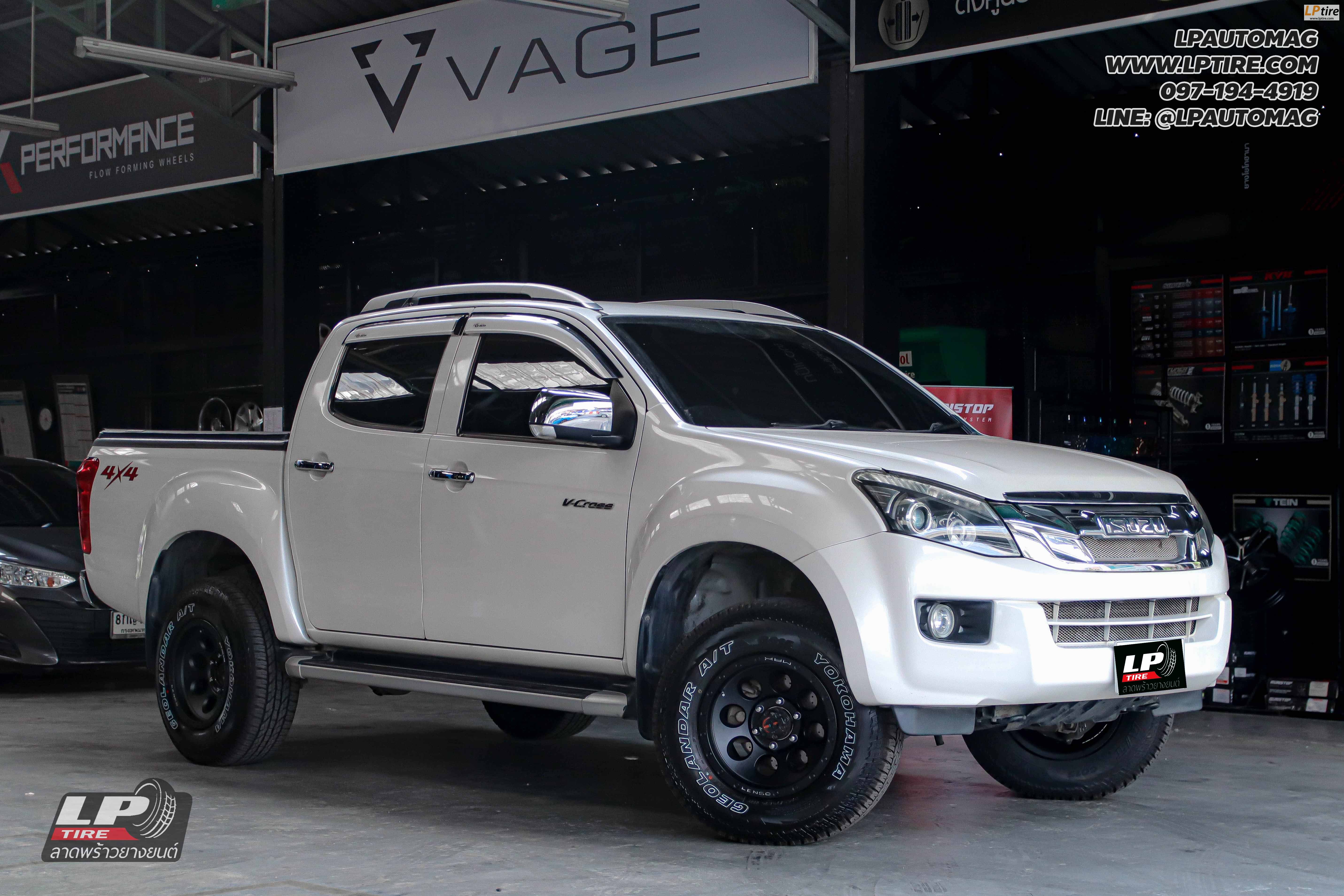 รถ - ISUZU D-MAX ล้อแม็ก - LENSO MAX-1 ดำด้าน สเปค - 16x9 ET0 6x139.7 ยาง - YOKOHAMA G015
เบอร์ - 265/70-16