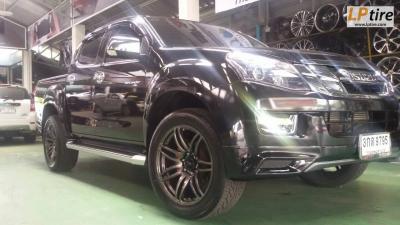 ISUZU D-MAX เปลี่ยนแม็ก Lenso Project-D Spec D 20 นิ้ว สี: Hyper Dark
พร้อมยาง YOKOHAMA PARADA 265/50-20 หล่อเนี๊ยบเต็มๆกับขอบ 20 นิ้ว