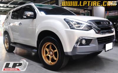 ISUZU mu-X มาเปลี่ยนแม็ก RGD (Z37) 18x8 ET20 6x139.7 ทอง (หน้า)RGD (Z37) 18x9 ET20 6x139.7 (หลัง)สวยงามมากครับ