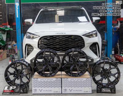 รถ - ISUZU MU-X ล้อแม็ก - VAGE VFX01 SUV Flowforming V-BLACK สเปค - 18x9 ET15 6x139.7