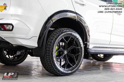 รถ - ISUZU MU-X&nbsp;ล้อแม็ก - VAGE VFX01 SUV FlowForming V-BLACK สเปค - 20x9 ET15 6x139.7&nbsp;รัดยาง - TOYO OPEN COUNTRY AT3 เบอร์ - 265/50-20