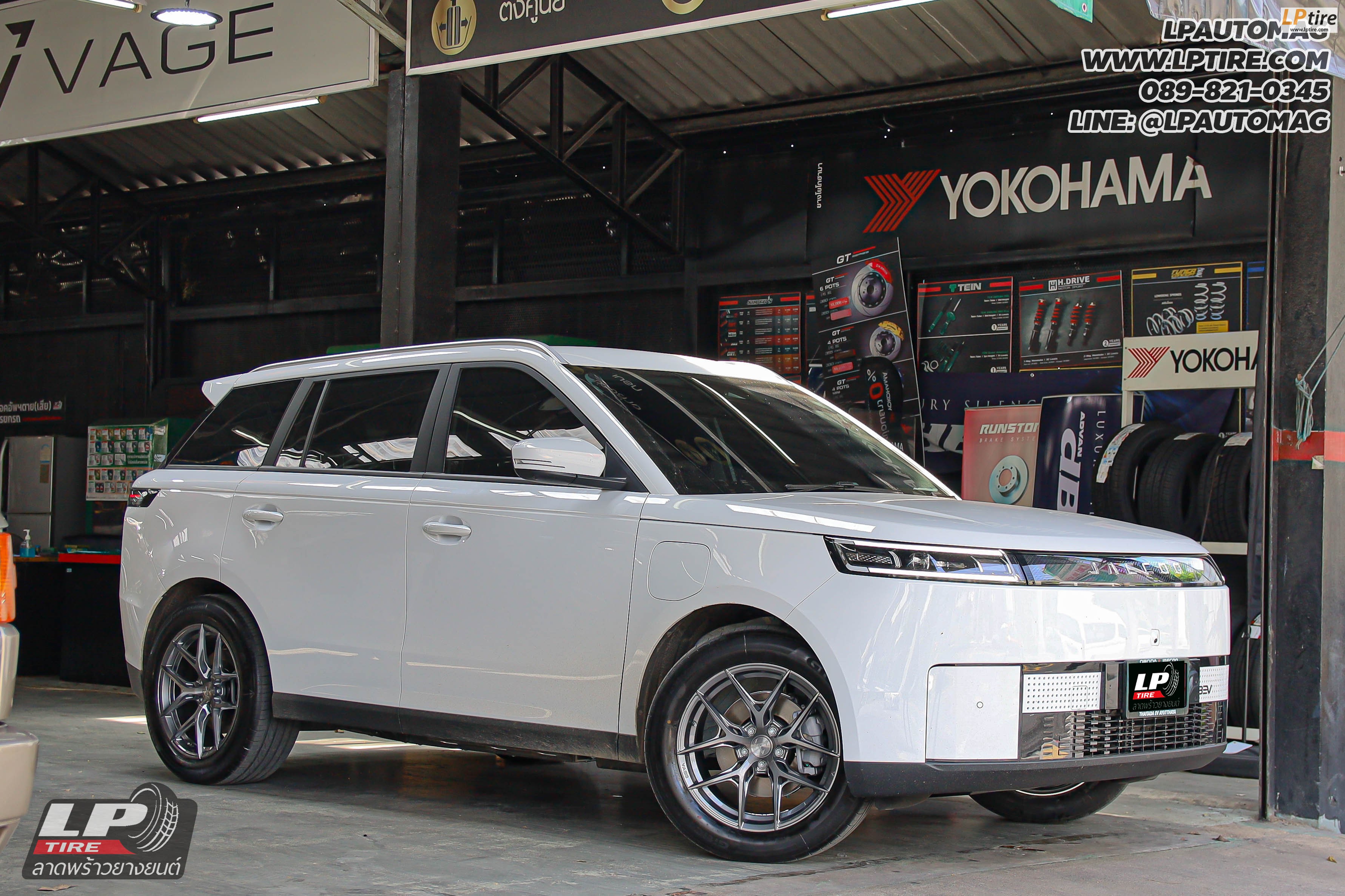 รถ - JAECOO J5 ล้อแม็ก - VAGE VF04 FlowForming SILVER TITANIUM/BRUSH สเปค - 18x8.5 ET35 5x108 ใช้ยางเดิม
