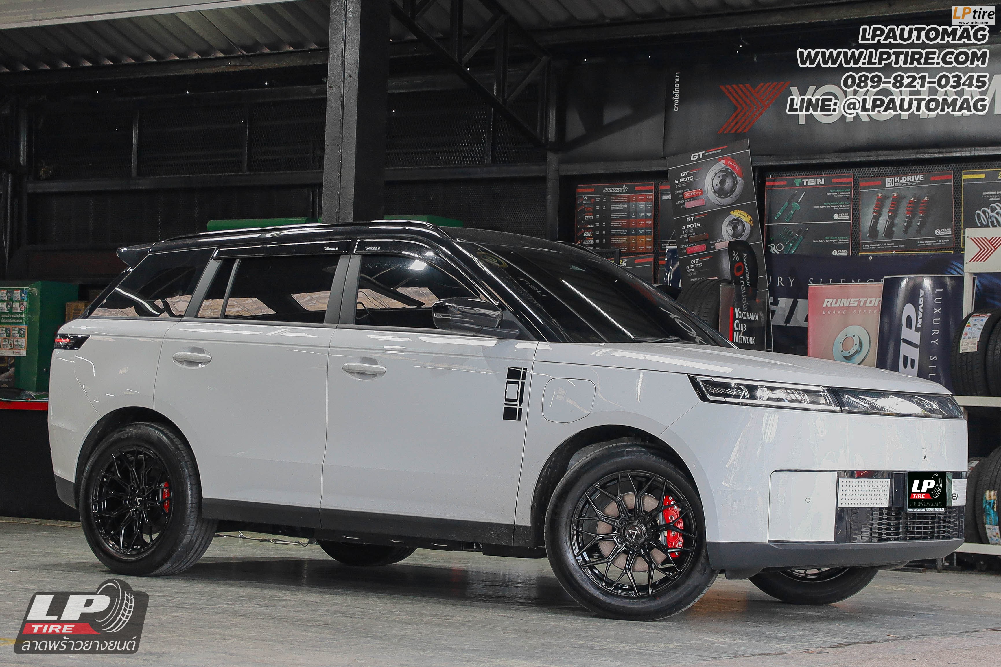 รถ - JAECOO J5&nbsp;ล้อแม็ก - VAGE VF032 FlowForming V-BLACK สเปค - 18x8.5 ET35 5x108&nbsp;ใช้ยางเดิม